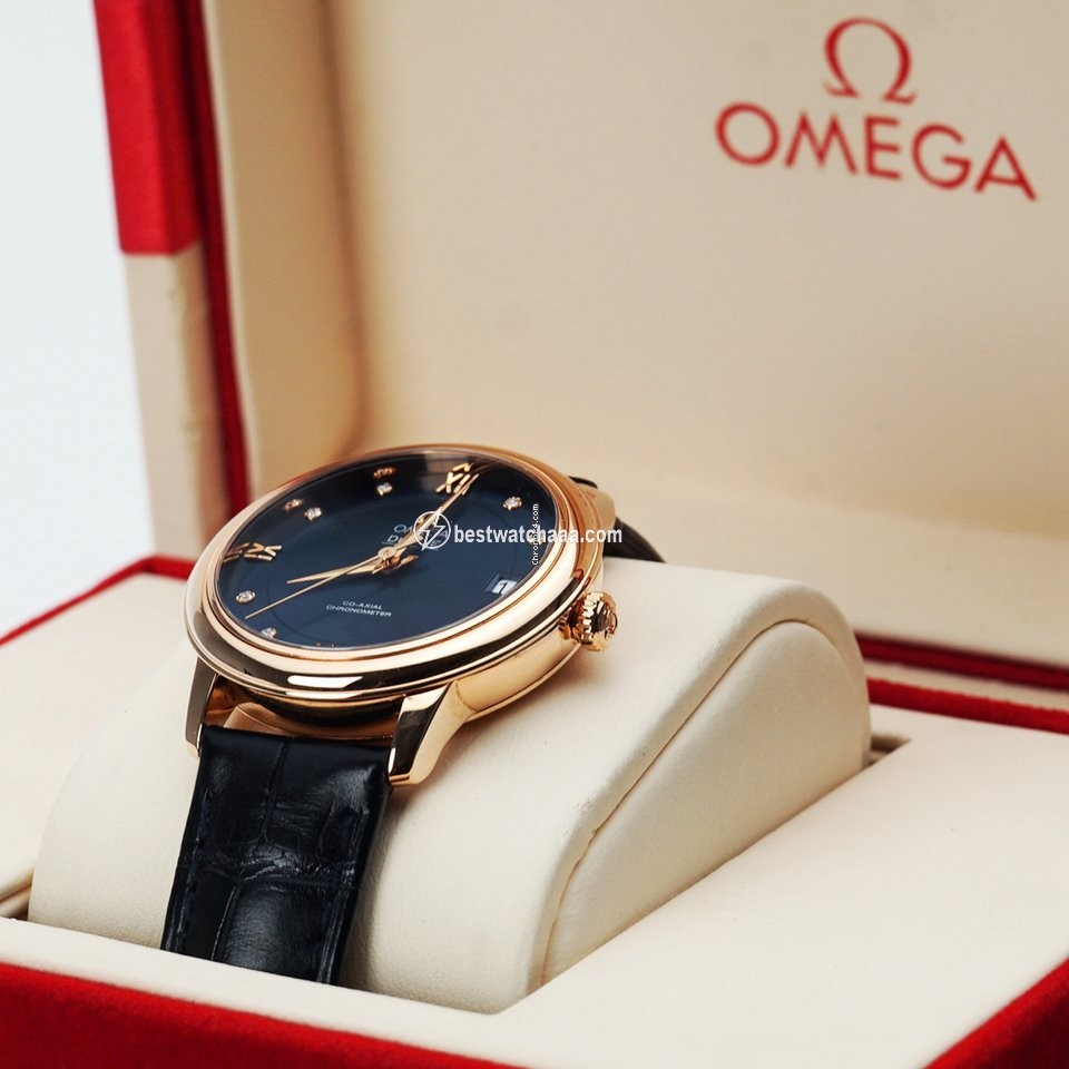 IMG_9085 Omega De Ville Prestige Womens watch Automatic Red gold 424.53.33.20.53.001 Replica 2
