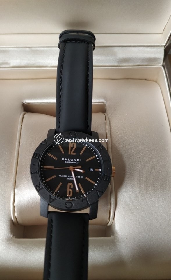 IMG_9085 Bulgari Bulgari Mens watch Unisex Automatic Carbon 102248 Replica 2