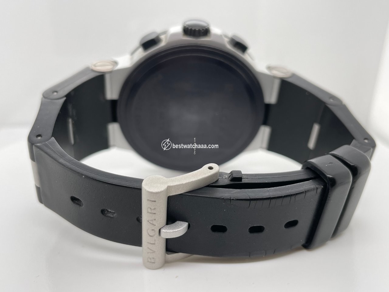 IMG_9085 Bulgari Diagono Mens watch Unisex Automatic Aluminum AC44TA Replica 2