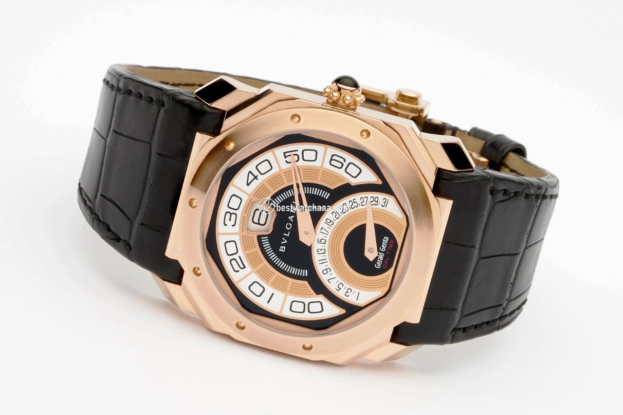 IMG_9085 Bulgari Octo Mens watch Unisex Automatic Rose gold BGOP43BGLDBR Replica 2
