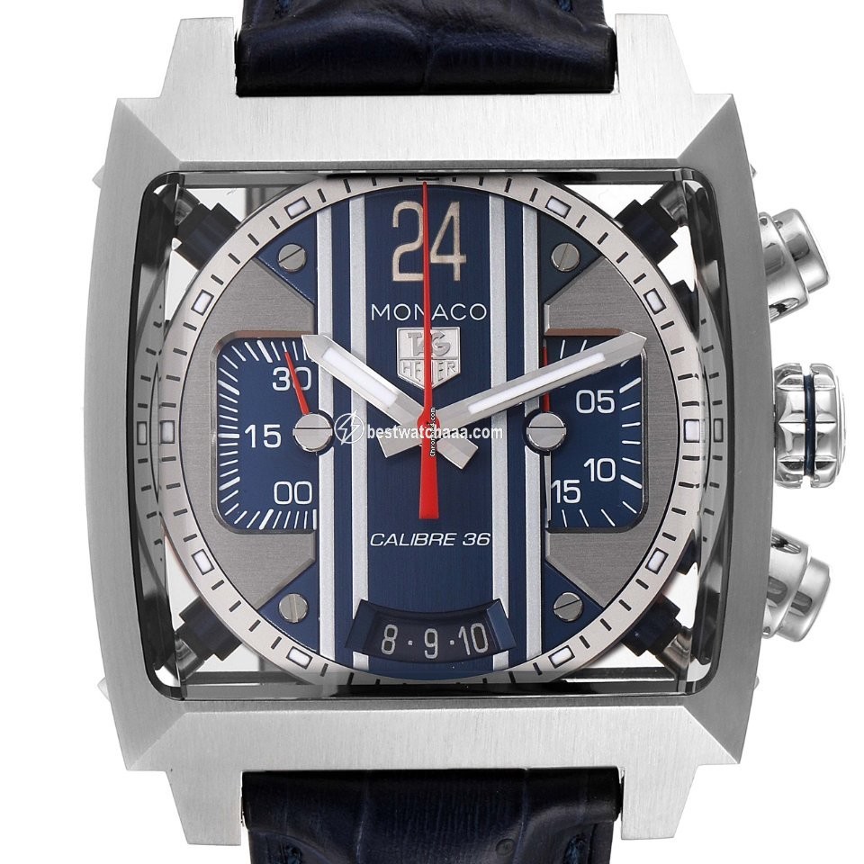 IMG_9085 TAG Heuer Monaco Calibre 36 Mens watch Unisex Automatic Steel CAL5111.FC6299 Replica 2