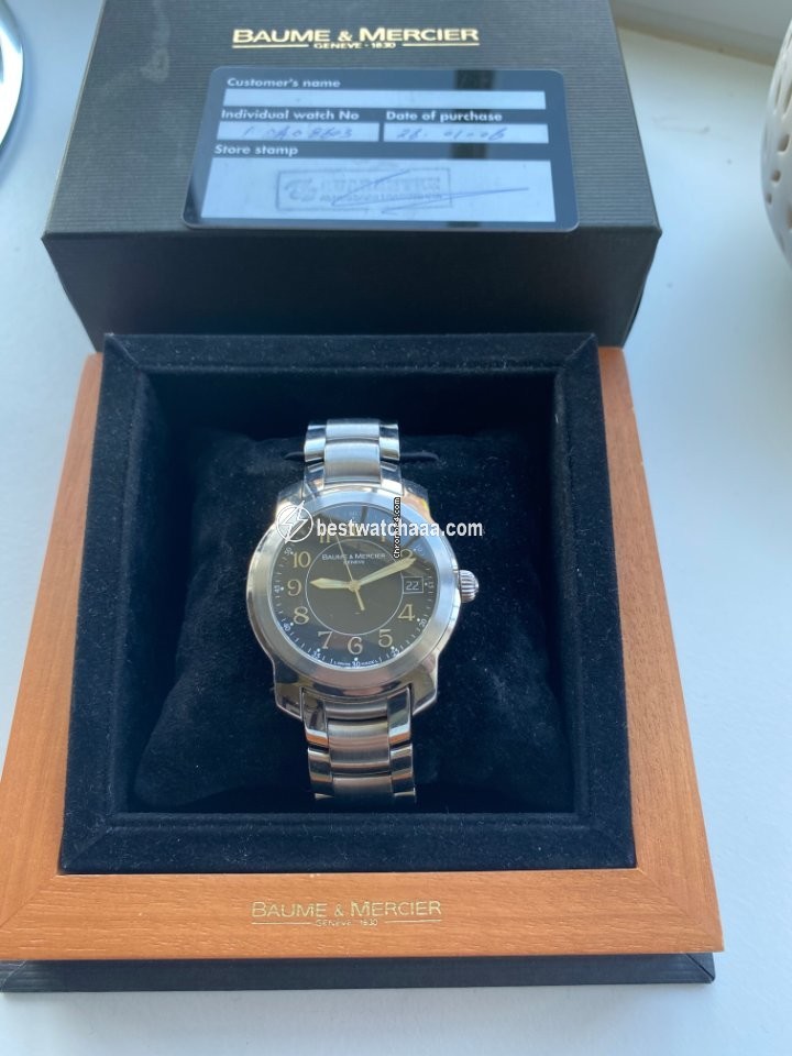 IMG_9085 Baume & Mercier Capeland Mens watch Unisex Quartz Steel 65531 Replica 2