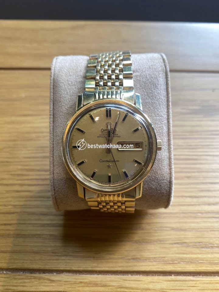 IMG_9085 Omega Constellation Mens watch Unisex Automatic Gold Steel 1068 Replica 2