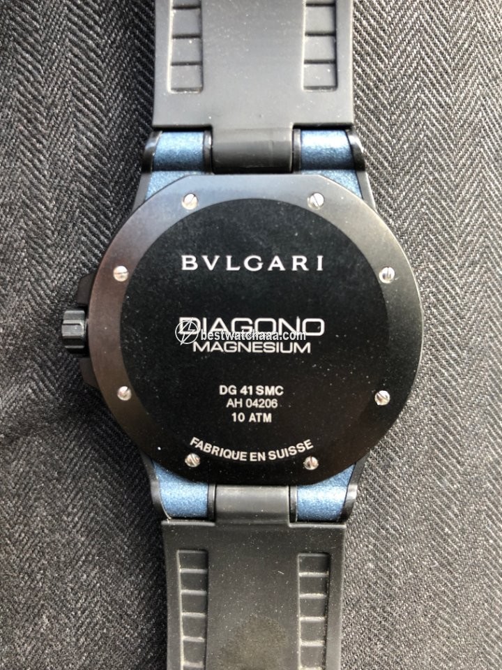 IMG_9085 Bulgari Diagono Mens watch Unisex Automatic Ceramic DG41C3SMCVD Replica 2