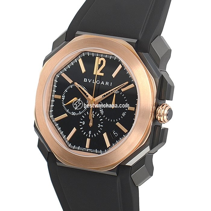 IMG_9085 Bulgari Octo Mens watch Unisex Automatic Gold Steel 102488 BGO41BBSPGVDCH Replica 2