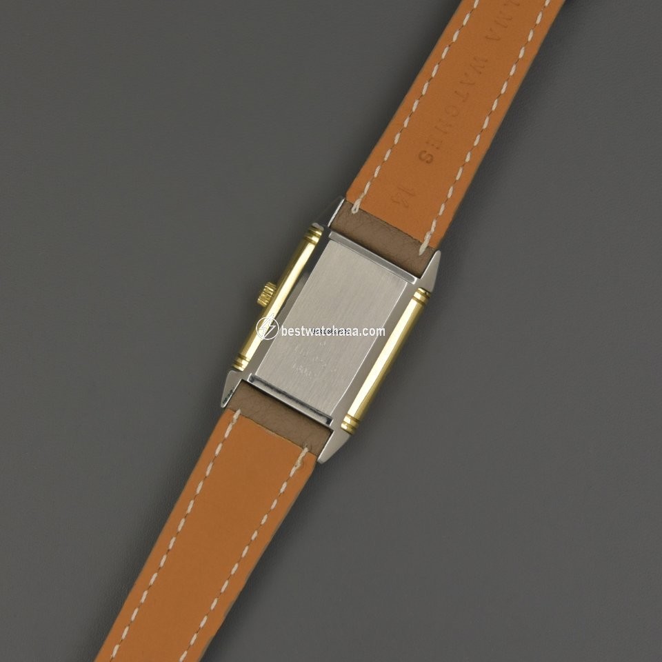IMG_9085 Jaeger-LeCoultre Reverso Womens watch Quartz Gold Steel 140.025.5 Replica 2