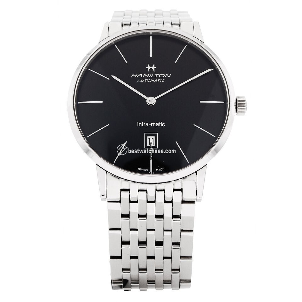IMG_9085 Hamilton Intra-Matic Mens watch Unisex Automatic Steel NUMBER H38755131 Replica 2