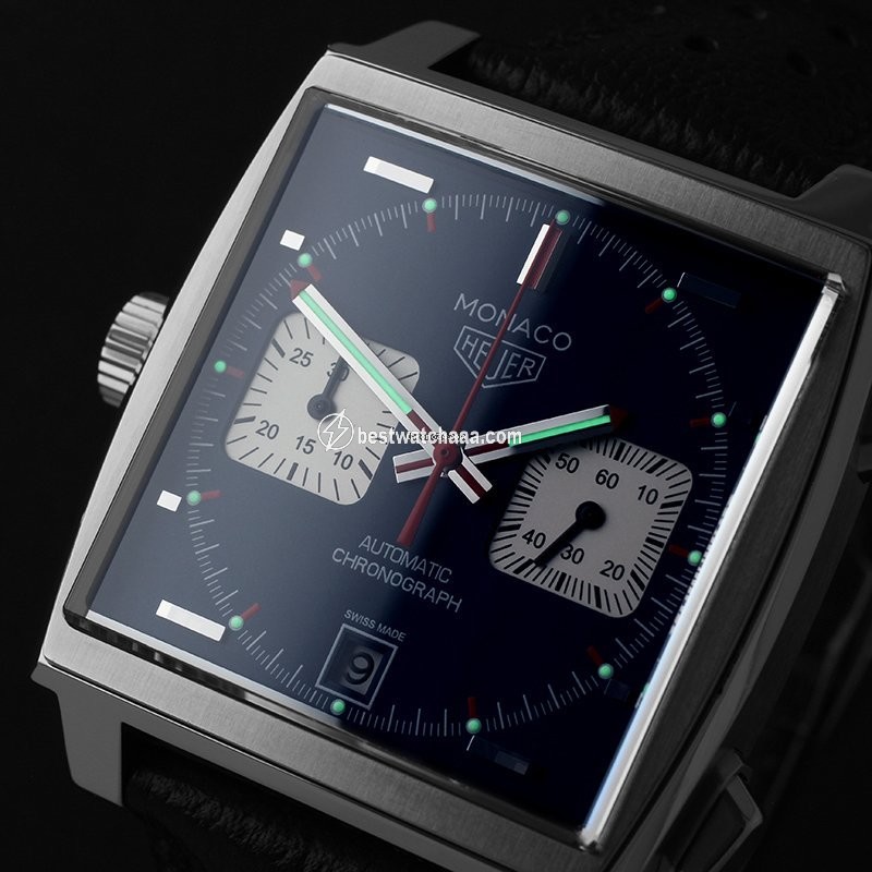 IMG_9085 TAG Heuer Monaco Calibre 11 Mens watch Unisex Steel CAW211P.FC6356 Replica 2