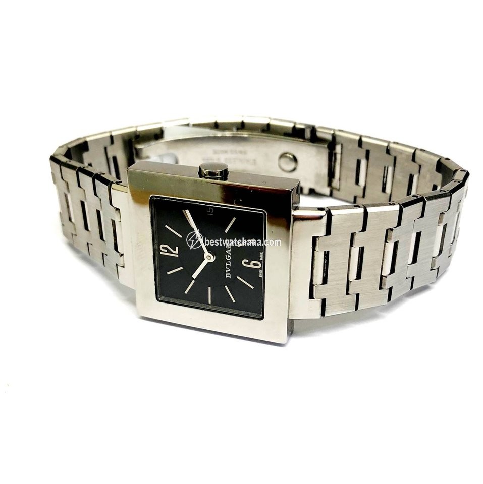 IMG_9085 Bulgari Quadrato Womens watch Quartz Steel SQ27SSD Replica 2