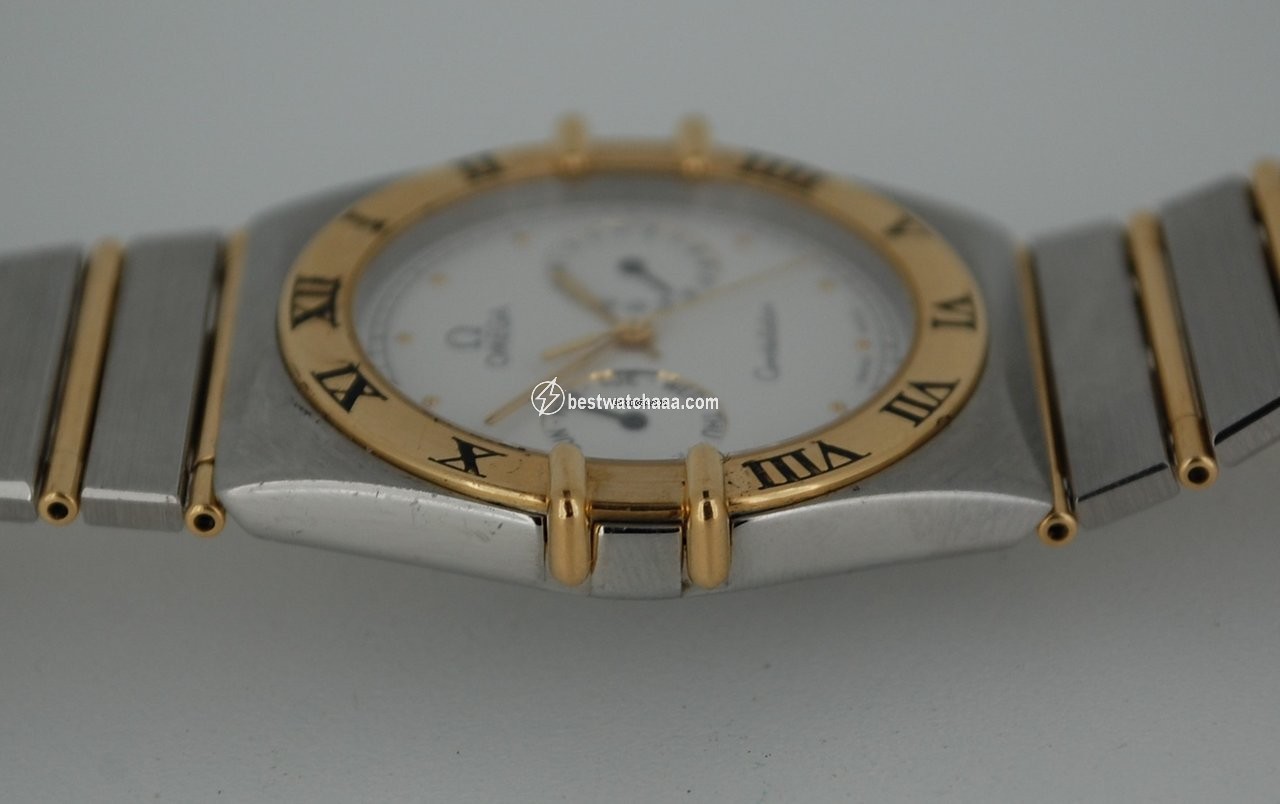 IMG_9085 Omega Constellation Day-Date Mens watch Unisex Quartz Gold Steel 396.1069 Replica 2