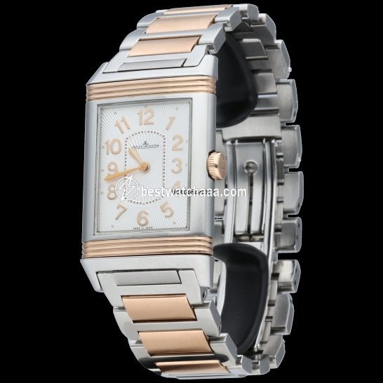 IMG_9085 Jaeger-LeCoultre Grande Reverso Lady Ultra Thin Womens watch Quartz Gold Steel Q3204120 Replica 2