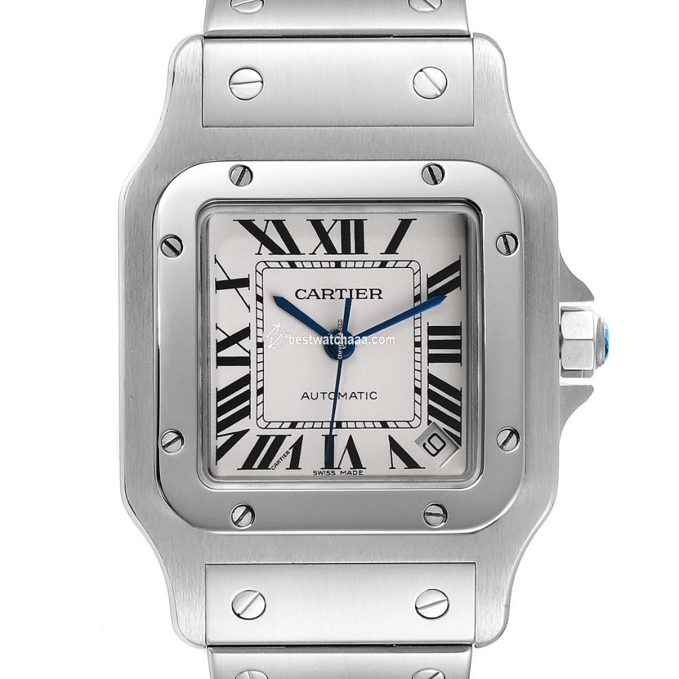 IMG_9085 Cartier Santos Galbee Mens watch Unisex Automatic Steel W20098D6 Replica 2