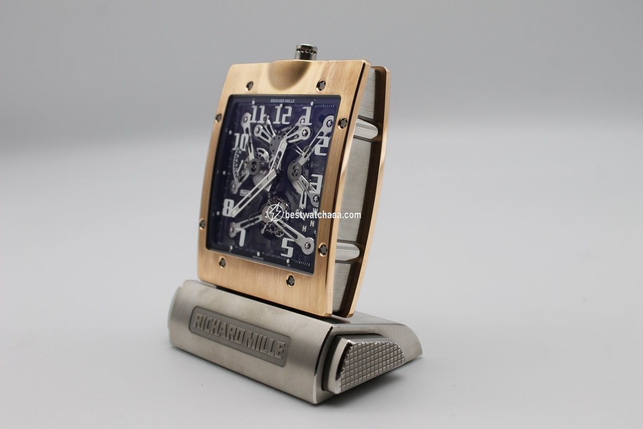 IMG_9085 Richard Mille Mens watch Unisex Manual winding Rose gold RM 020 Replica 2