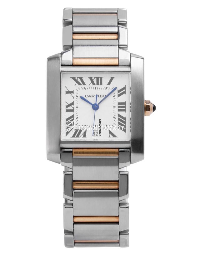 IMG_9085 Cartier Tank Francaise Mens watch Unisex Automatic Gold Steel W51005Q4 2302 Replica 2