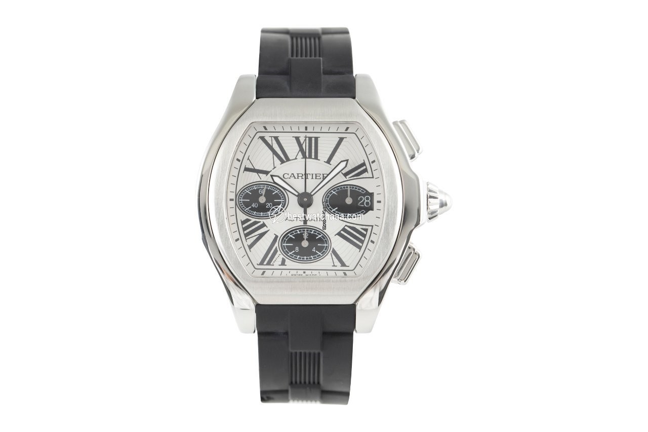 IMG_9085 Cartier Roadster Mens watch Unisex Automatic Steel 3405 Replica 2