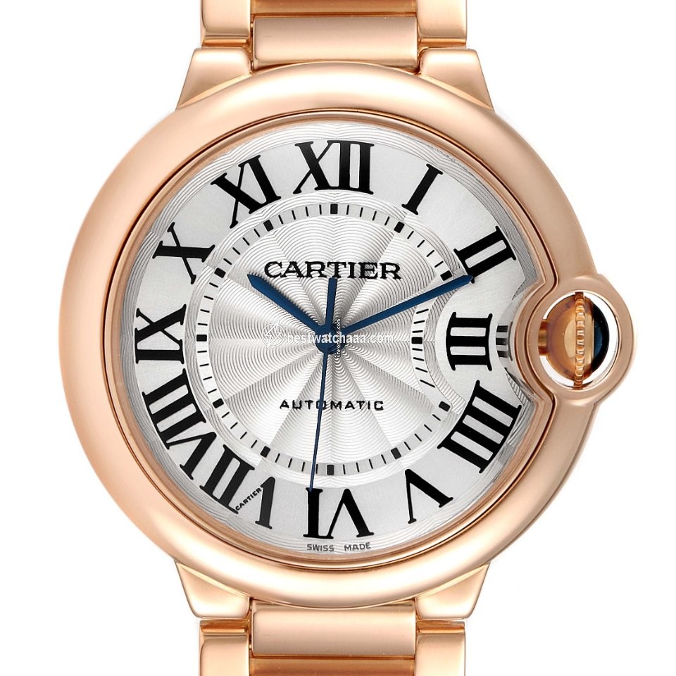 IMG_9085 Cartier Ballon Bleu 36mm Womens watch Automatic Rose gold WGBB0043 Replica 2