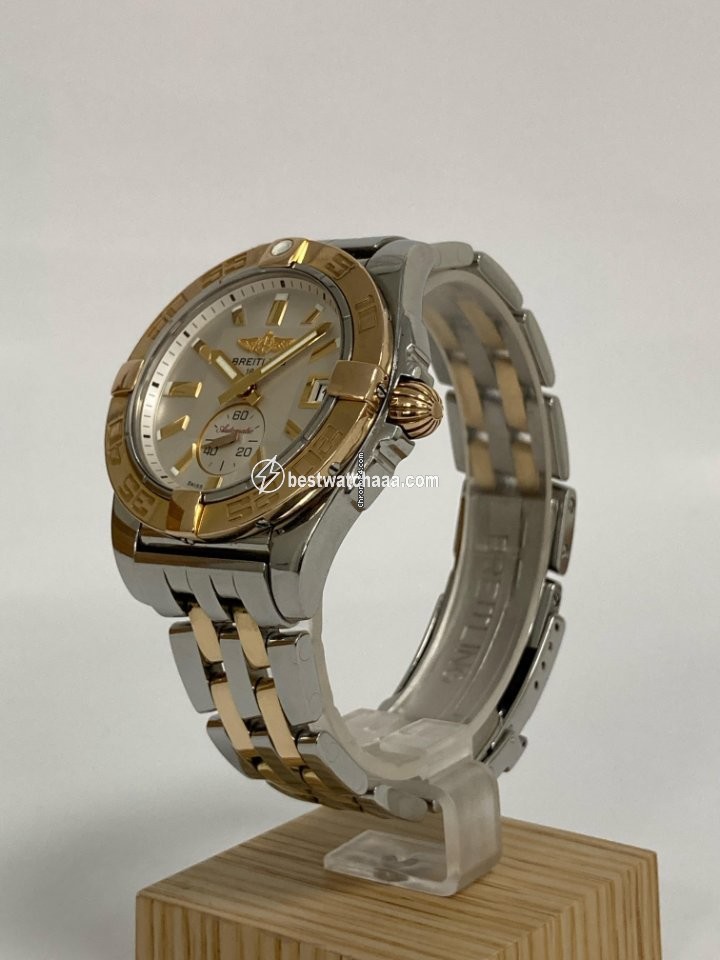 IMG_9085 Breitling Galactic 36 Womens watch Automatic Gold Steel C3733012 Replica 2