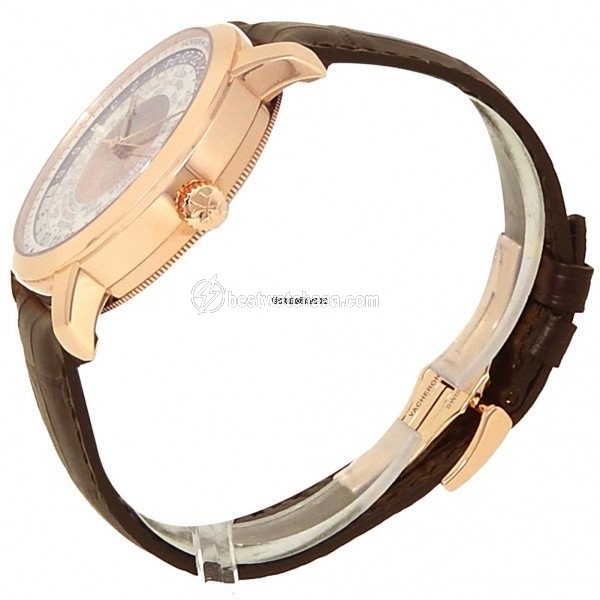 IMG_9085 Vacheron Constantin Patrimony Mens watch Unisex Automatic Rose gold 86060 000R-8985 Replica 2
