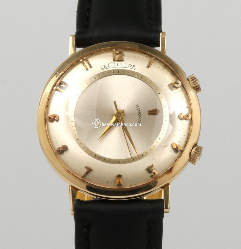 IMG_9085 Jaeger-LeCoultre Mens watch Unisex Automatic Yellow gold Jaeger Le Coultre Vintage Memovox Alarm 14k Yellow Gold Replica 2