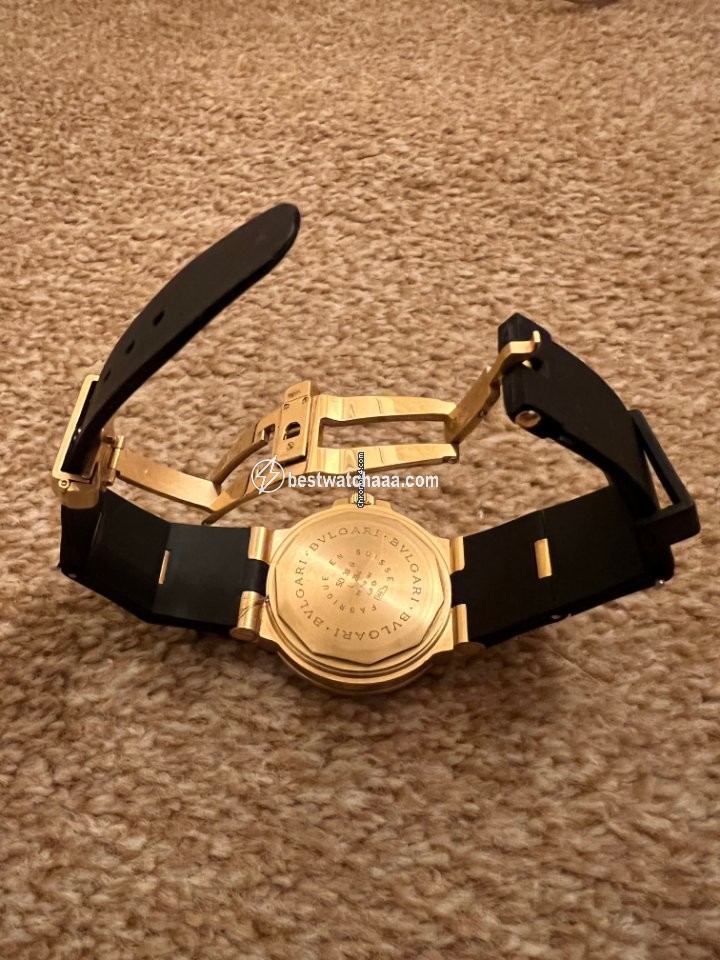 IMG_9085 Bulgari Mens watch Unisex Automatic Yellow gold L254 Replica 2