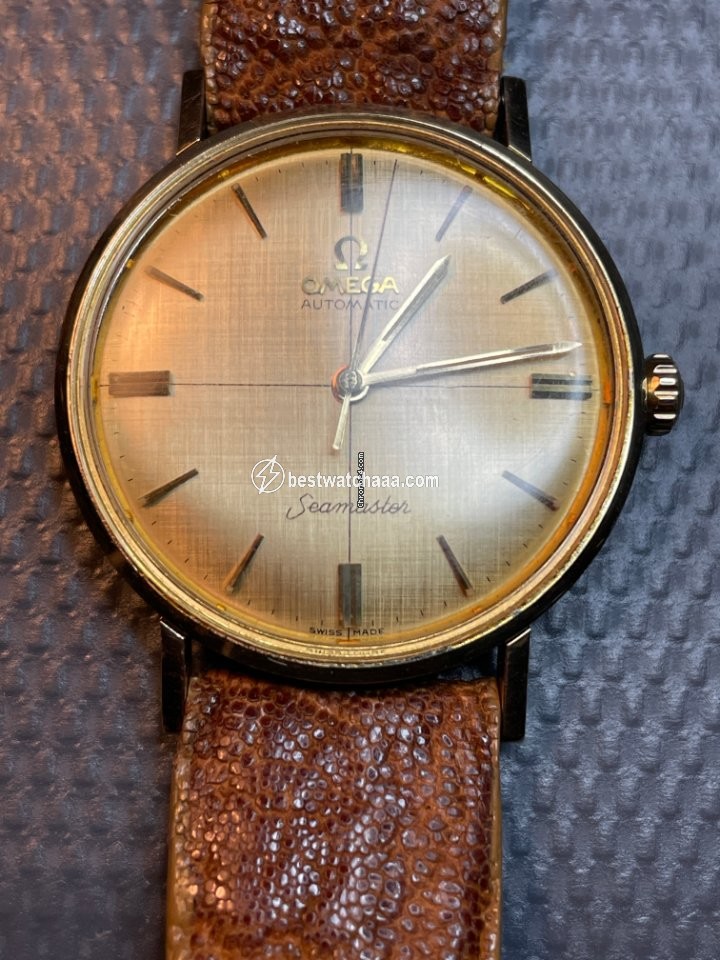 IMG_9085 Omega Seamaster Mens watch Unisex Automatic Yellow gold Vintage Replica 2