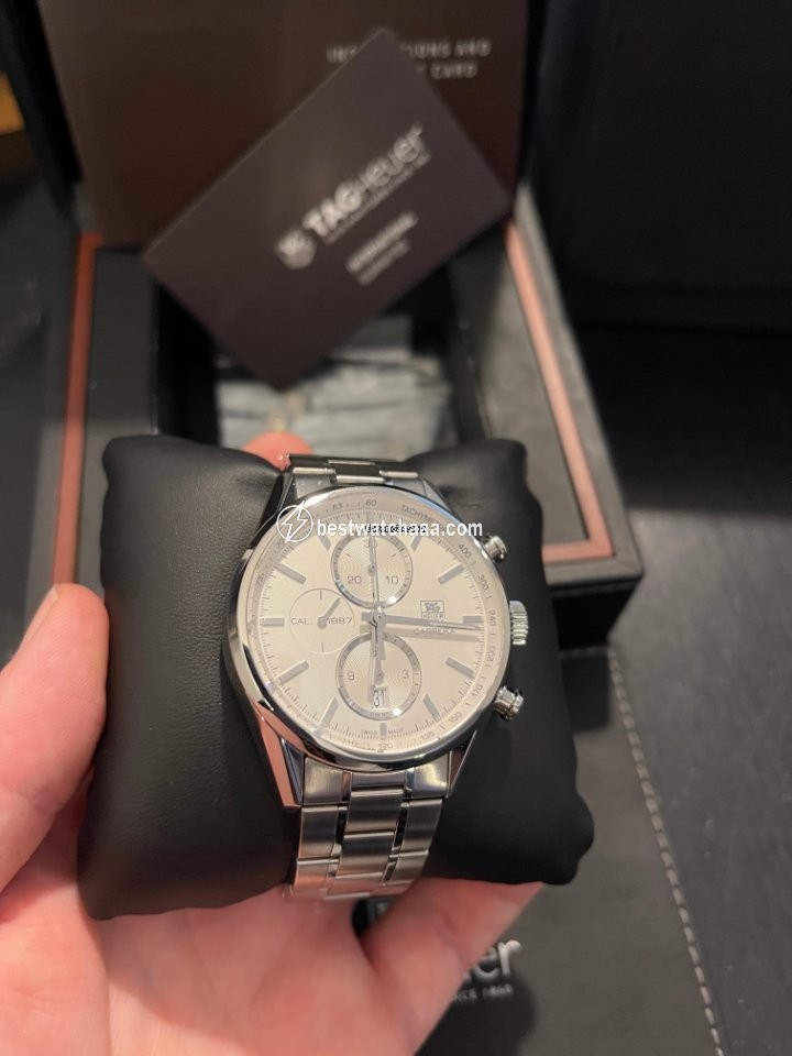 IMG_9085 TAG Heuer Carrera Calibre 1887 Mens watch Unisex Automatic Steel CAR2111.BA0724 Replica 2