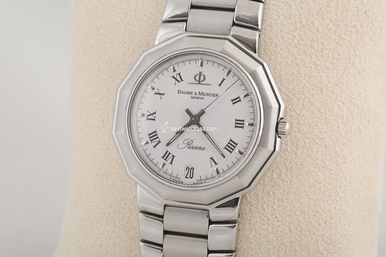 IMG_9085 Baume & Mercier Riviera Mens watch Unisex Quartz Steel Baume & Mercier 5131 Replica 2