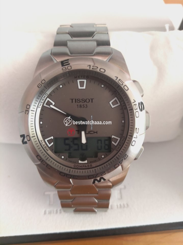 IMG_9085 Tissot T-Touch II Mens watch Unisex Quartz Steel T047.420.11.071.00 Replica 2