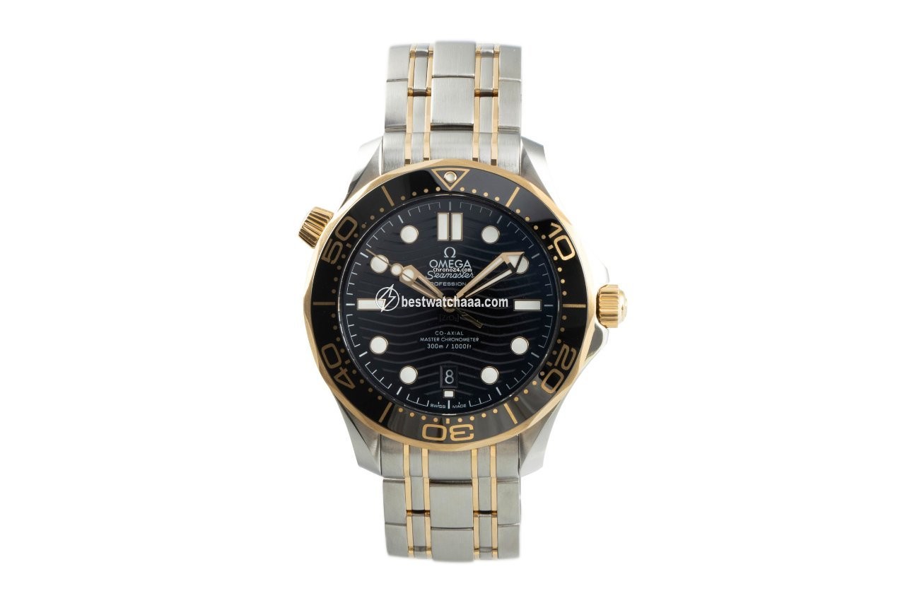IMG_9085 Omega Seamaster Diver 300 M Mens watch Unisex Automatic Gold Steel 210.22.42.20.01.001 Replica 2