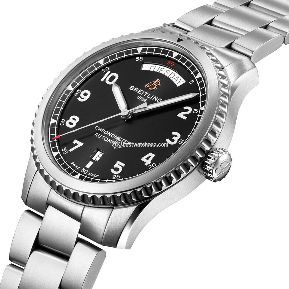 IMG_9085 Breitling Aviator 8 Mens watch Unisex Automatic Steel A45330101B1A1 Replica 2