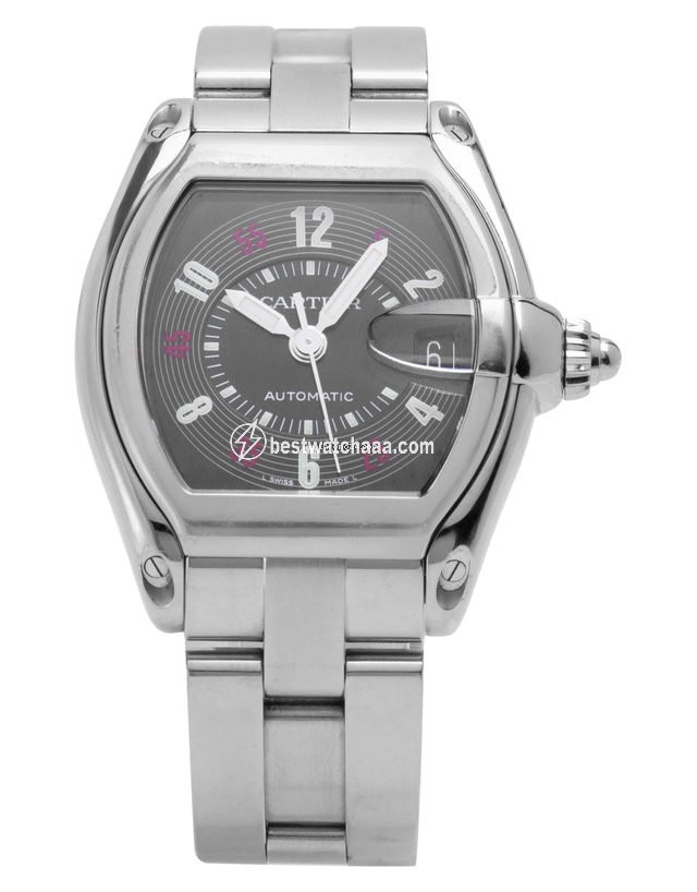 IMG_9085 Cartier Roadster Mens watch Unisex Automatic Steel W62002V3 2510 Replica 2