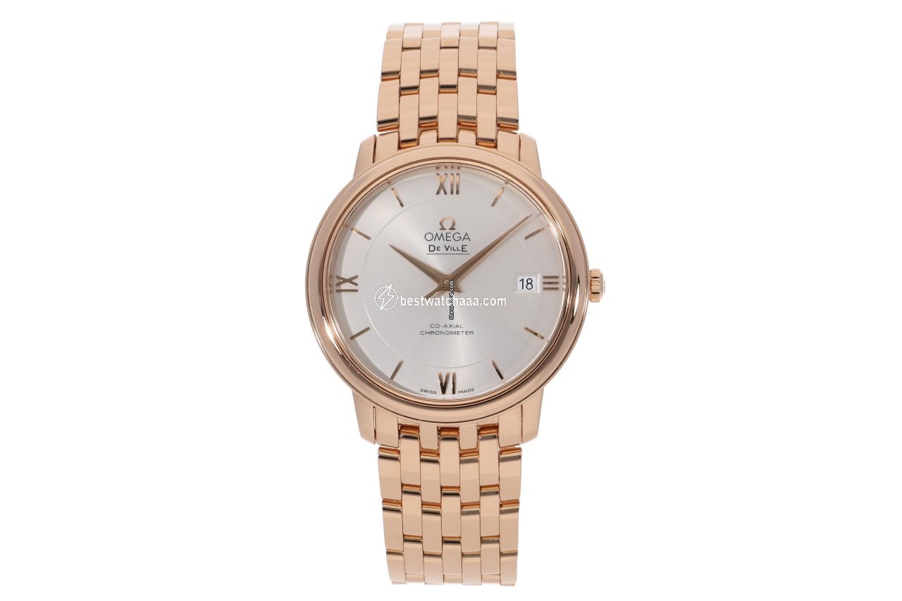 IMG_9085 Omega De Ville Prestige Mens watch Unisex Automatic Red gold 424.50.37.20.02.001 Replica 2