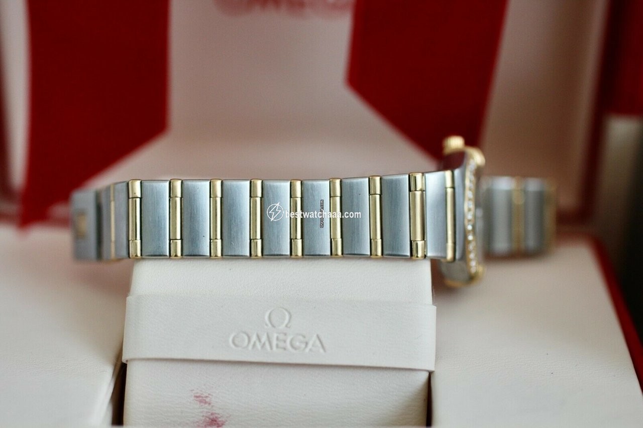 IMG_9085 Omega Constellation Womens watch Quartz Gold Steel 1267.70.00 Replica 2