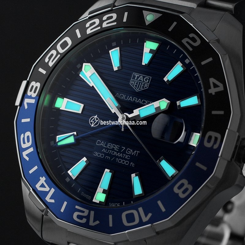 IMG_9085 TAG Heuer Aquaracer 300M Mens watch Unisex Steel WAY201T Replica 2