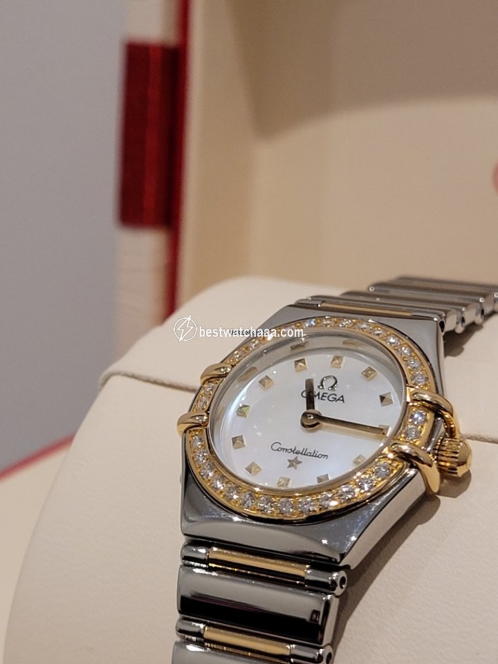 IMG_9085 Omega Constellation Womens watch Quartz Gold Steel 1365.71.00 Replica 2