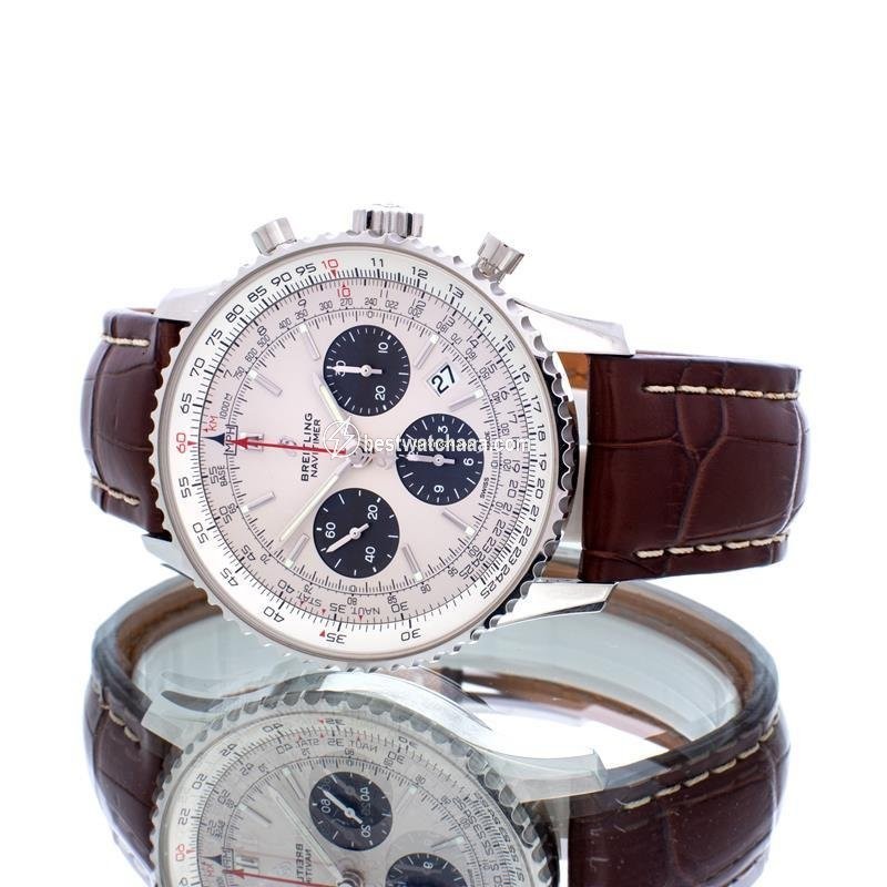 IMG_9085 Breitling Navitimer 1 B01 Chronograph 43 Mens watch Unisex Automatic Steel Ab0121211g1p1 Replica 2