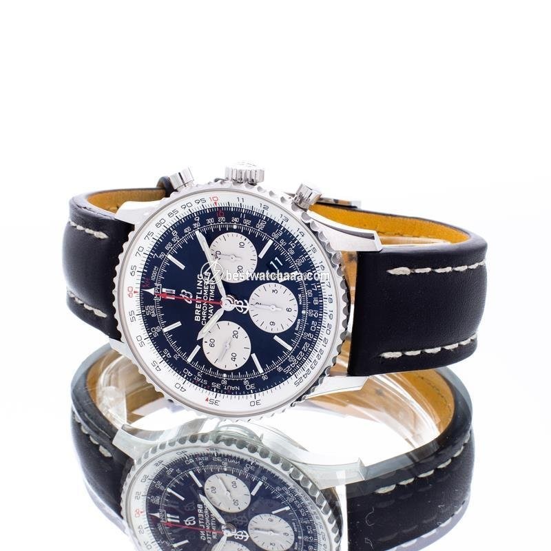 IMG_9085 Breitling Navitimer 1 B01 Chronograph 43 Mens watch Unisex Automatic Steel Ab0121211b1x1 Replica 2