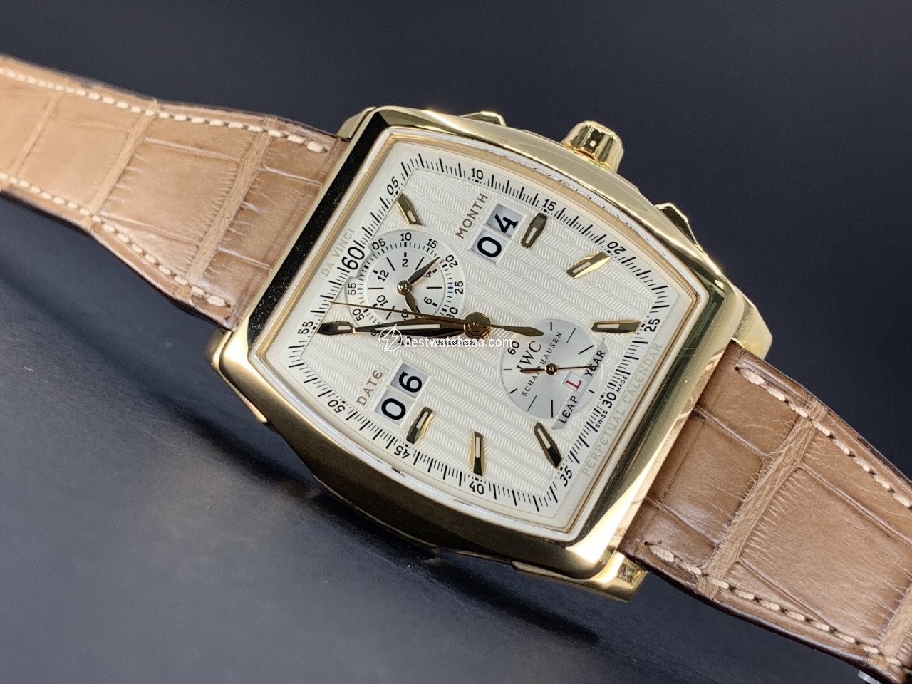 IMG_9085 IWC Da Vinci Perpetual Calendar Digital Date-Month Automatic Rose gold IW376107 Replica 2