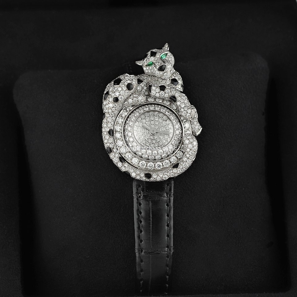 IMG_9085 Cartier Panthere Womens watch Quartz White gold hpi00773 Replica 2