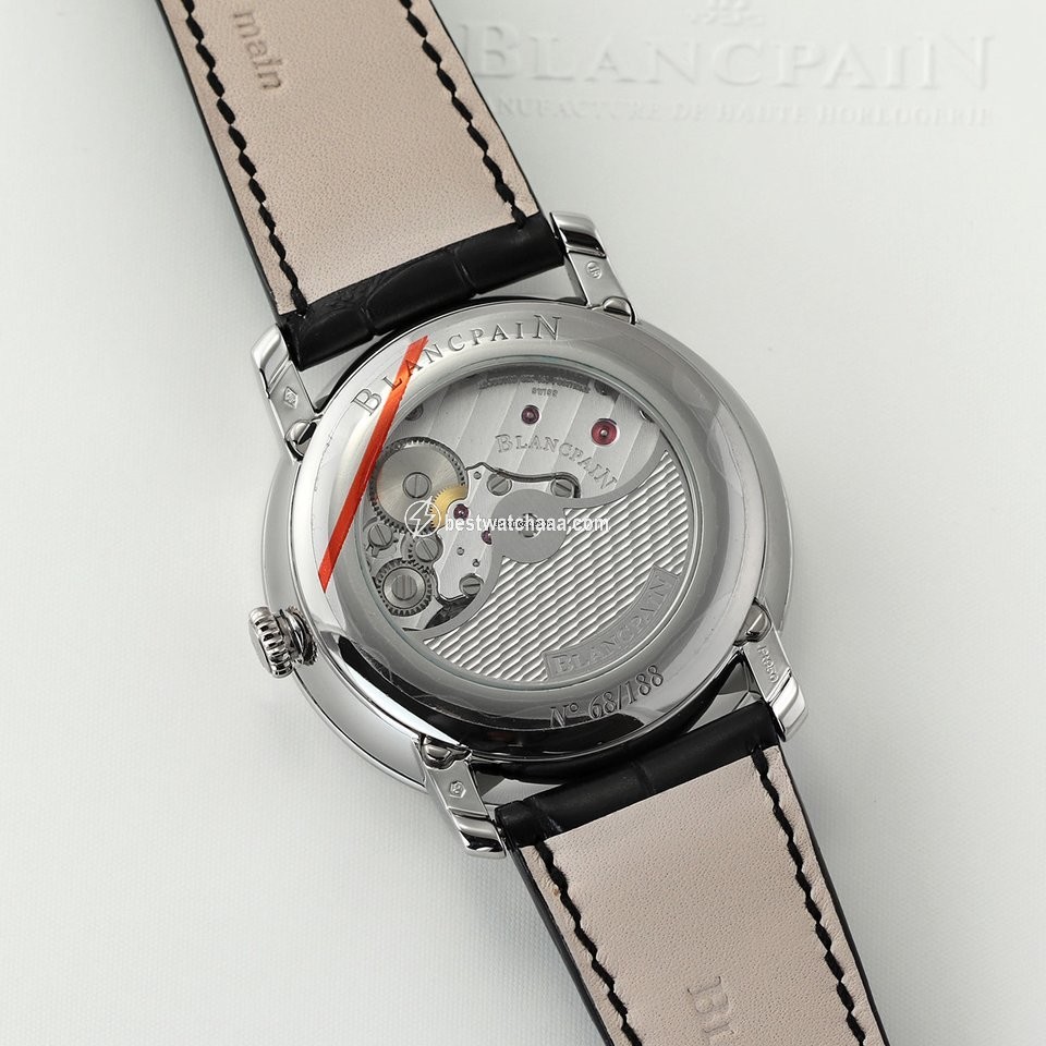 IMG_9085 Blancpain Villeret Mens watch Unisex Automatic Platinum 6659-3431-55b Replica 2