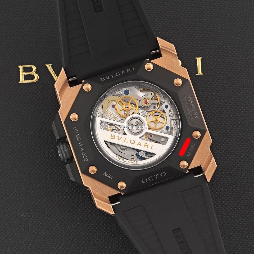 IMG_9085 Bulgari Octo Mens watch Unisex Automatic Rose gold 103204 Replica 2