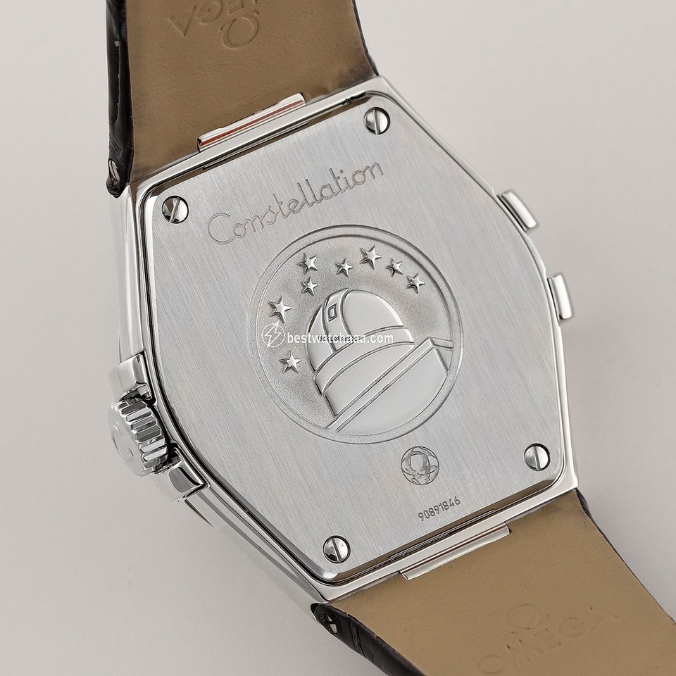 IMG_9085 Omega Constellation Quartz Womens watch Quartz Steel 123.18.35.60.56.001 Replica 2