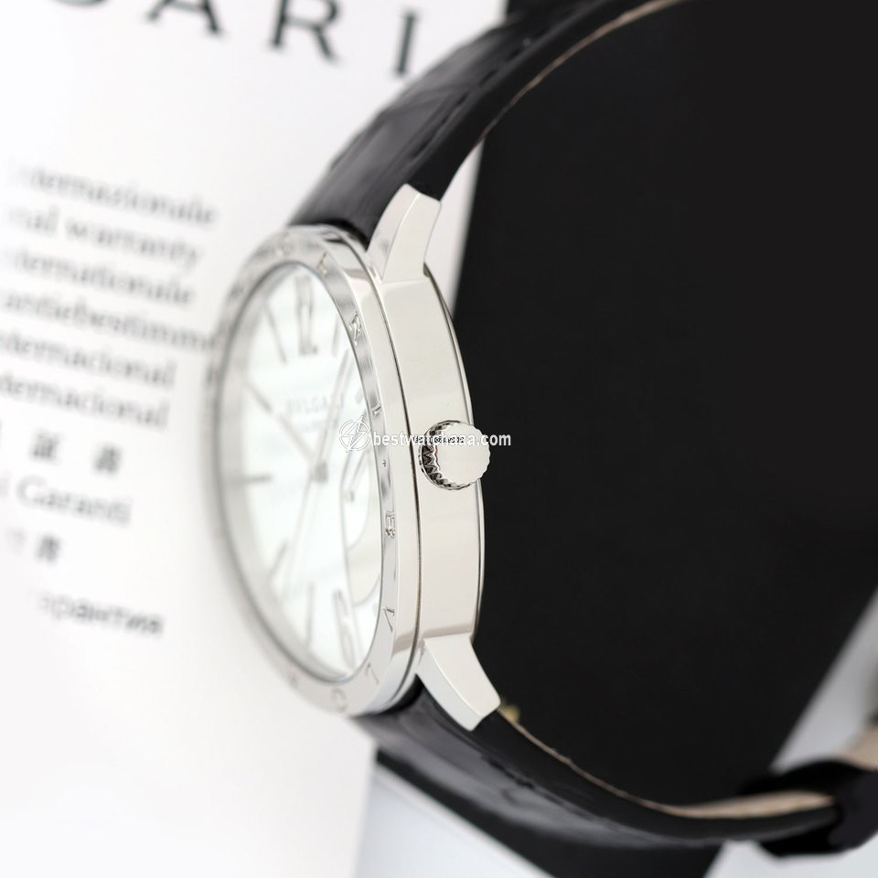 IMG_9085 Bulgari Bulgari Mens watch Unisex Manual winding Steel 101870 bb43wsl Replica 2