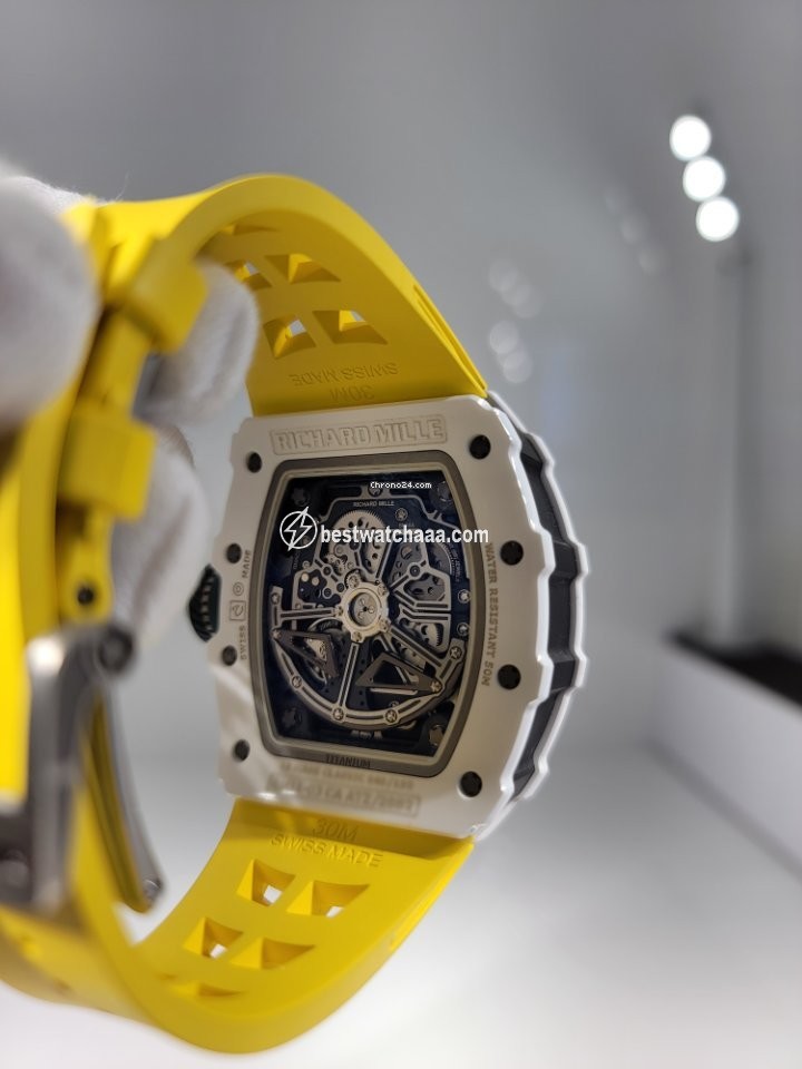 IMG_9085 Richard Mille RM 011 Mens watch Unisex Automatic Ceramic MON-01593 Replica 2