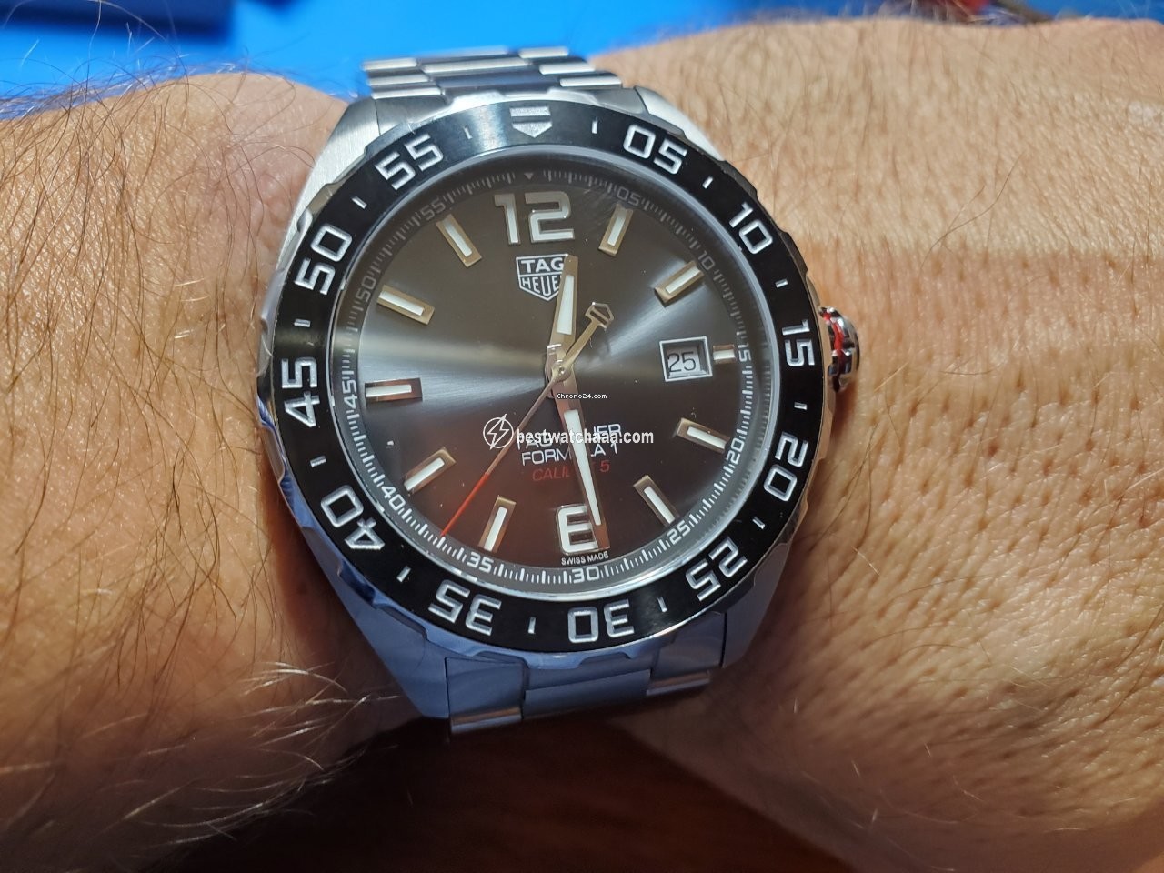 IMG_9085 TAG Heuer Formula 1 Calibre 5 Mens watch Unisex Automatic Steel WAZ2011.BA0842 Replica 2