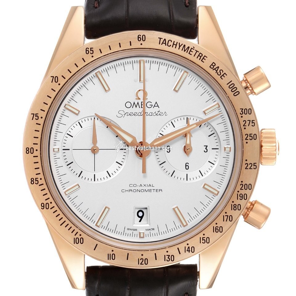 IMG_9085 Omega Speedmaster 57 Mens watch Unisex Automatic Rose gold 331.53.42.51.02.002 Replica 2