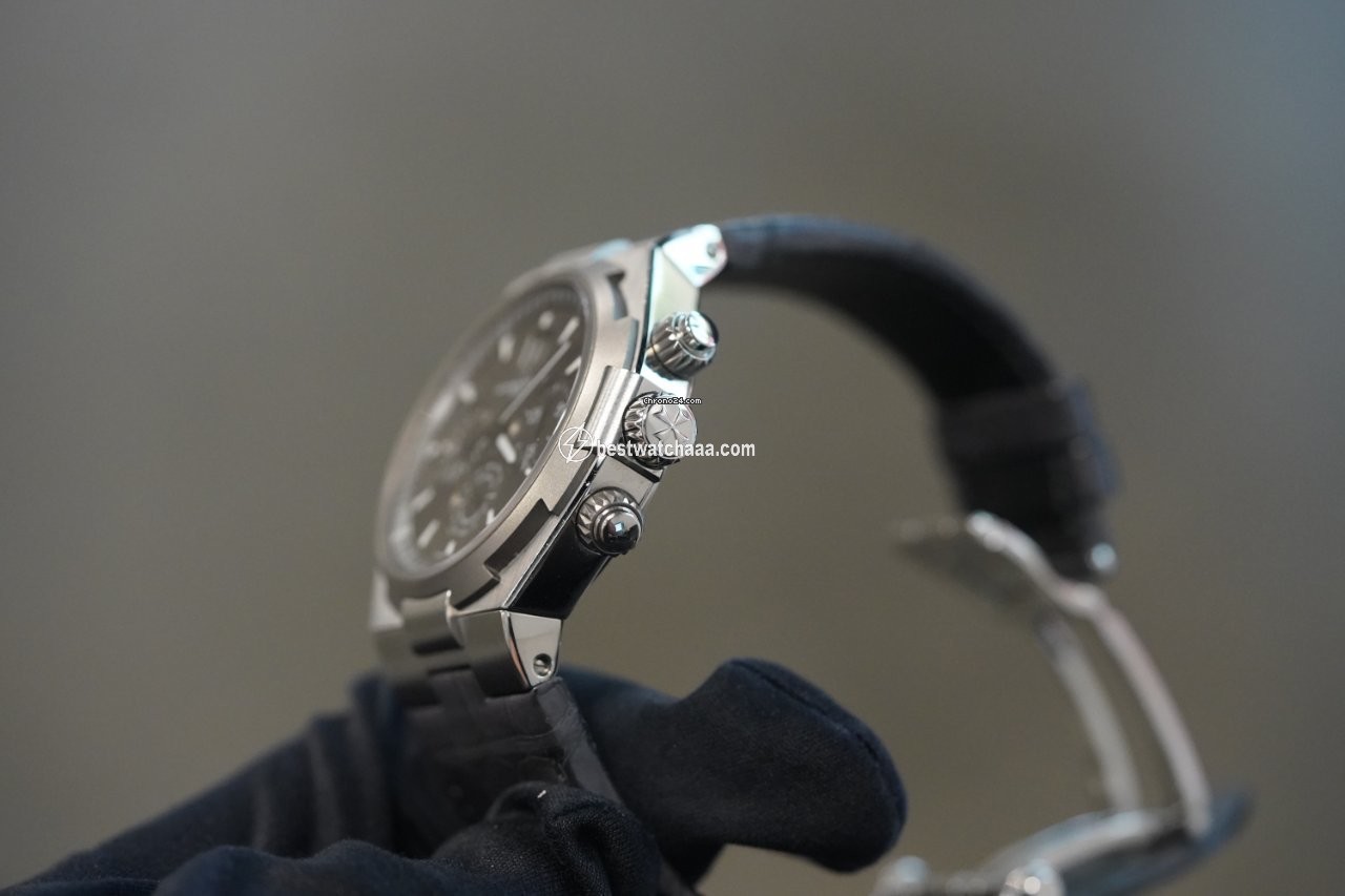 IMG_9085 Vacheron Constantin Overseas Chronograph Mens watch Unisex Automatic Steel 49150 000W-9501 Replica 2