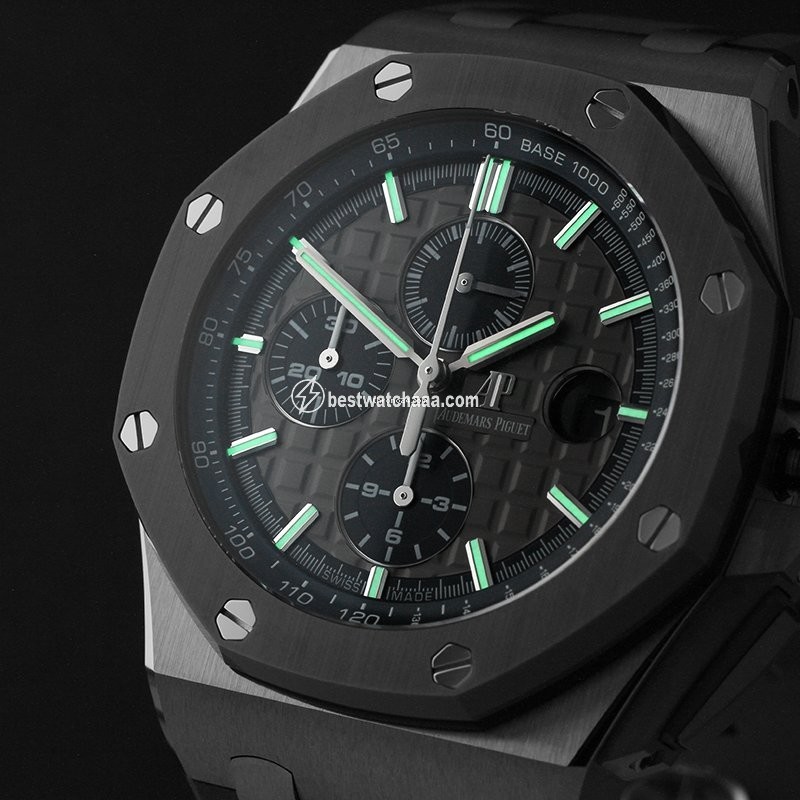 IMG_9085 Audemars Piguet Royal Oak Offshore Chronograph Mens watch Unisex Automatic Titanium 26400IO.OO.A004CA.02 Replica 2