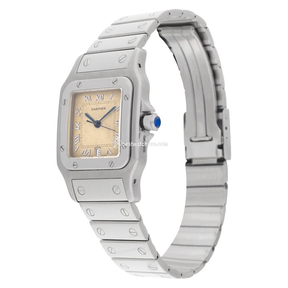 IMG_9085 Cartier Santos Womens watch Quartz Steel W20025D6 1564 Replica 2
