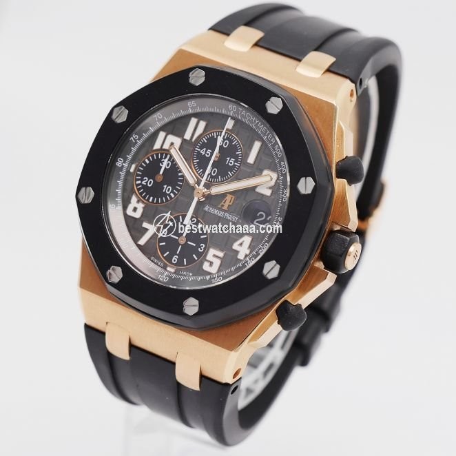 IMG_9085 Audemars Piguet Royal Oak Offshore Chronograph Mens watch Unisex Automatic Rose gold 25940OK.OO.D002.CA.01 Replica 2